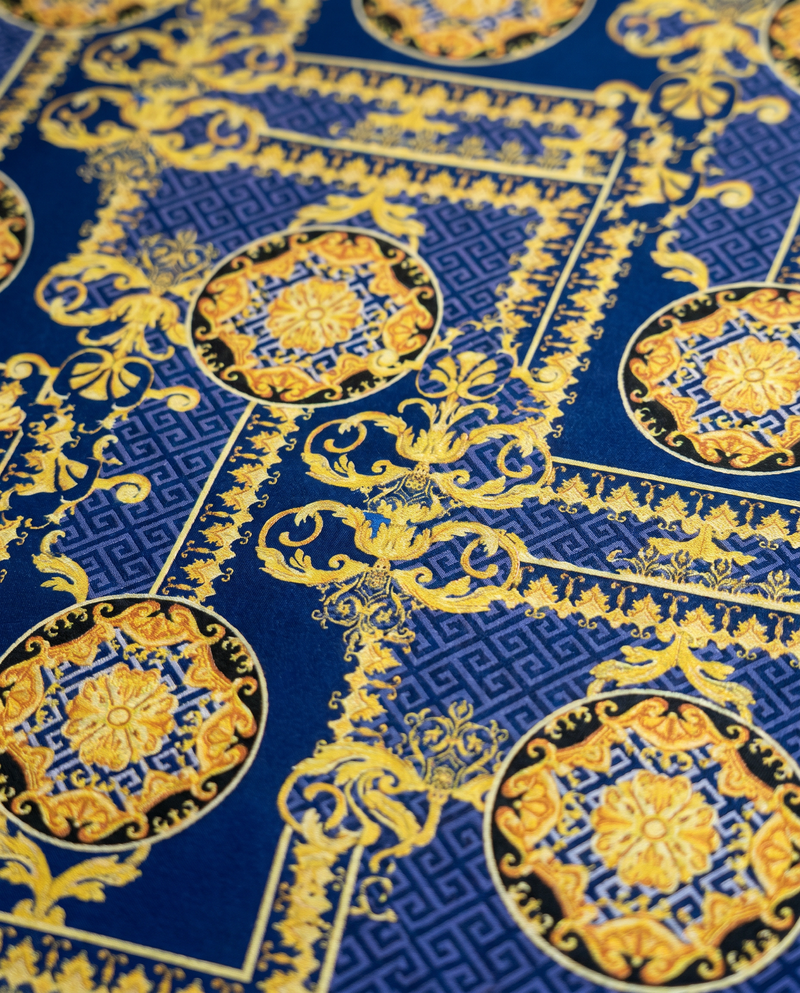 Blue Greek-Key