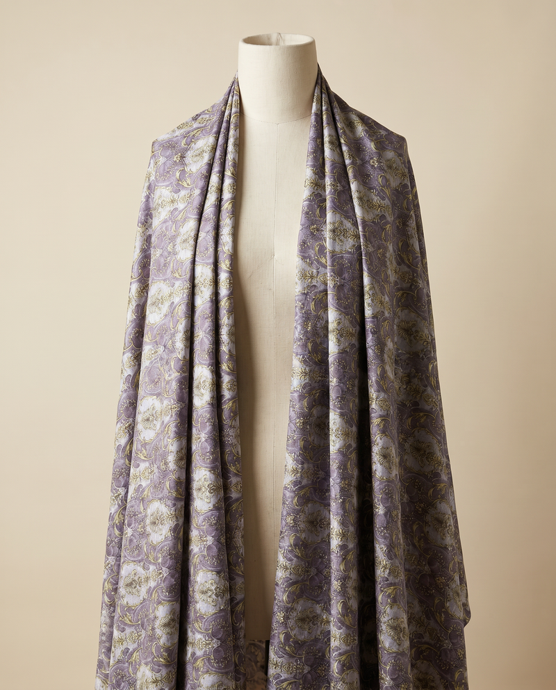 Purple Acanthus Scroll