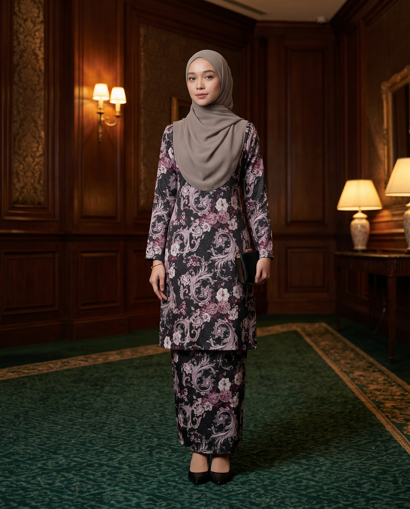 Black Floral