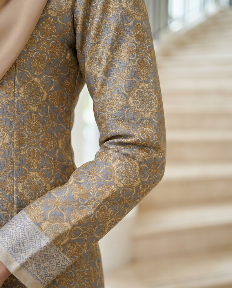 Grey Damask