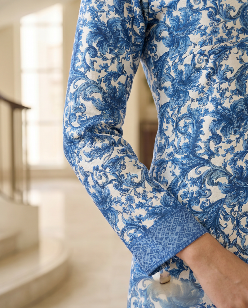 White Acanthus Scroll (D8)