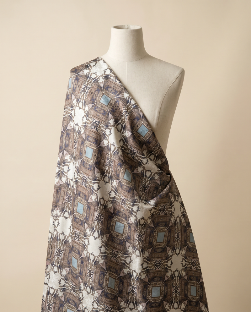 Brown Scrollwork