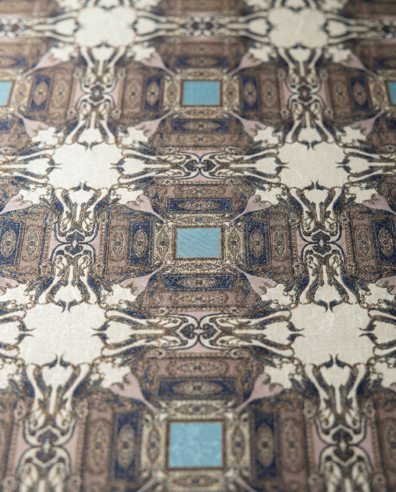 Brown Scrollwork