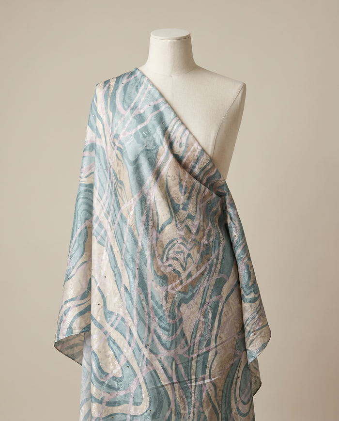 Ken Scott Studded — Turquoise Stripe