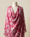 Magenta Painterly Floral