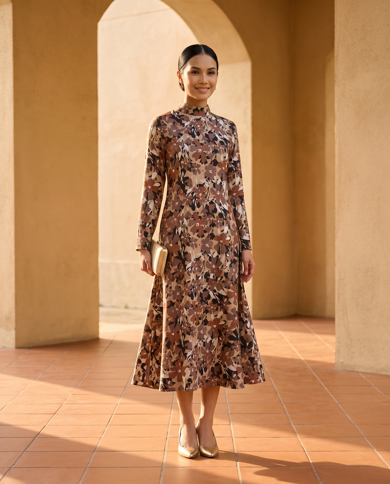 Light Brown Floral
