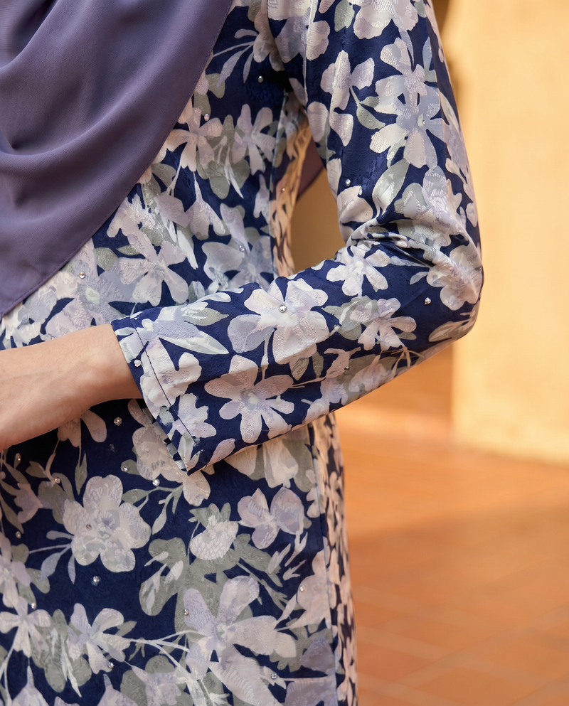 Navy Blue Floral