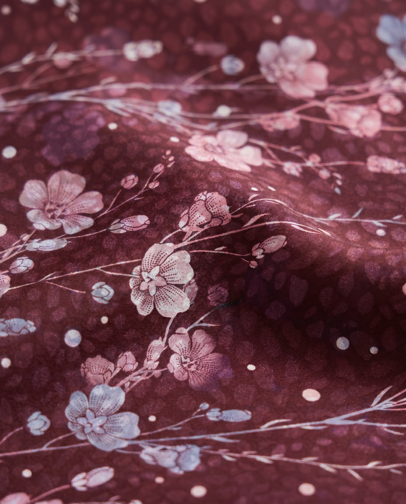 Maroon Floral