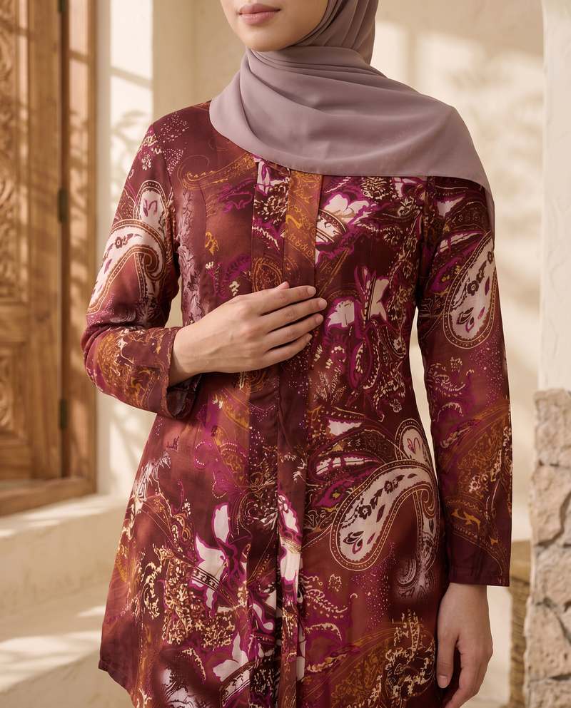 Kebaya Aalia Swiss Cotton