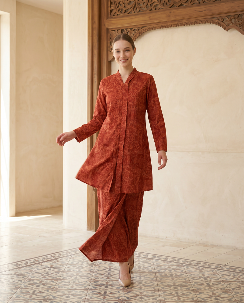 Kebaya Aalia Swiss Cotton