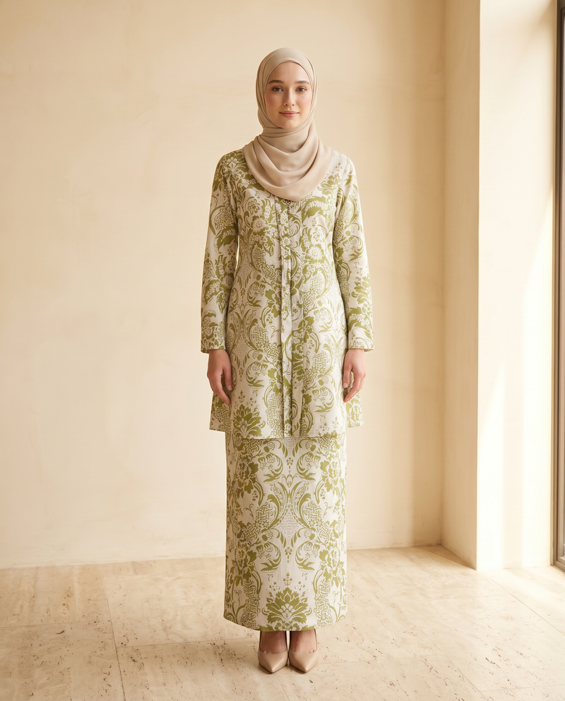 Kebaya Aalia Swiss Cotton