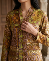 Gold Ochre Acanthus Scroll