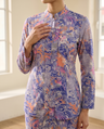 Blue Indigo Scrollwork