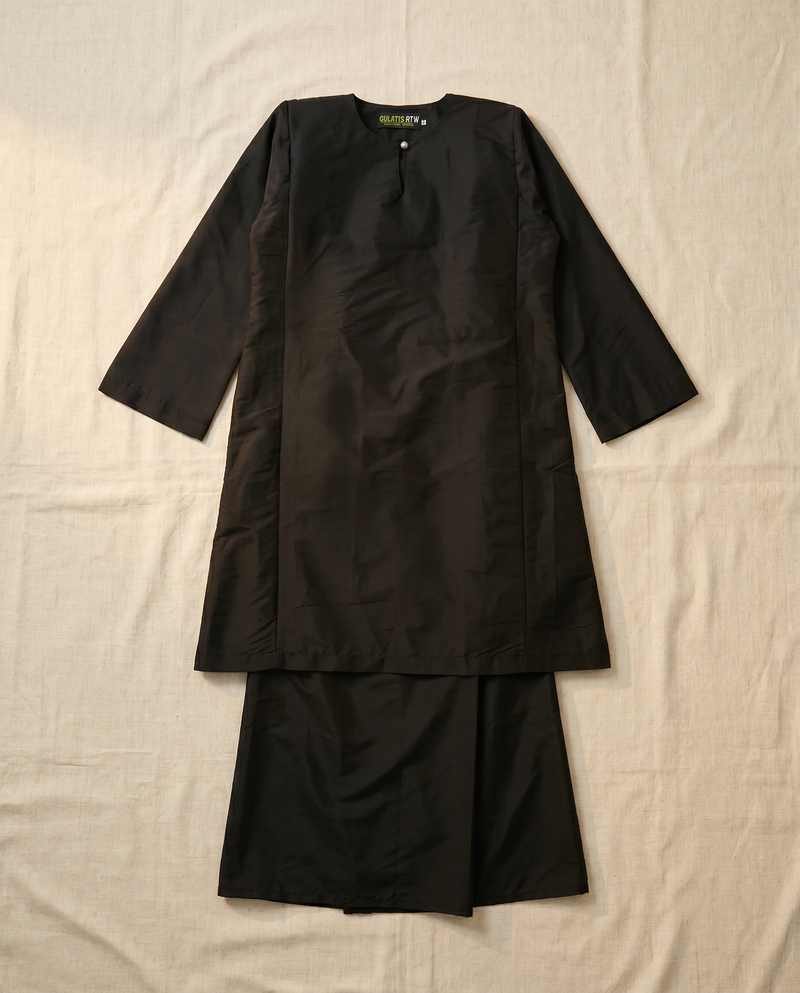 Baju Kurung Kemboja Plain Tafetta