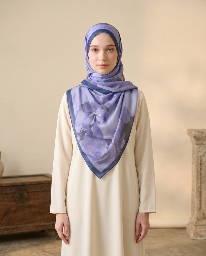 Noura Printed Shawl — D4