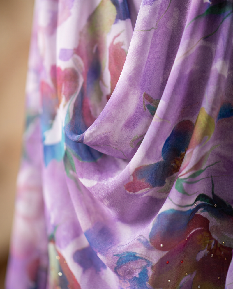 Silky Chiffon Puff