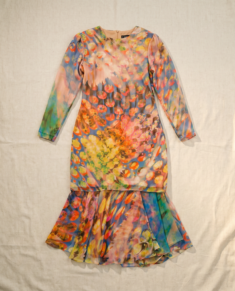Silky Chiffon Puff