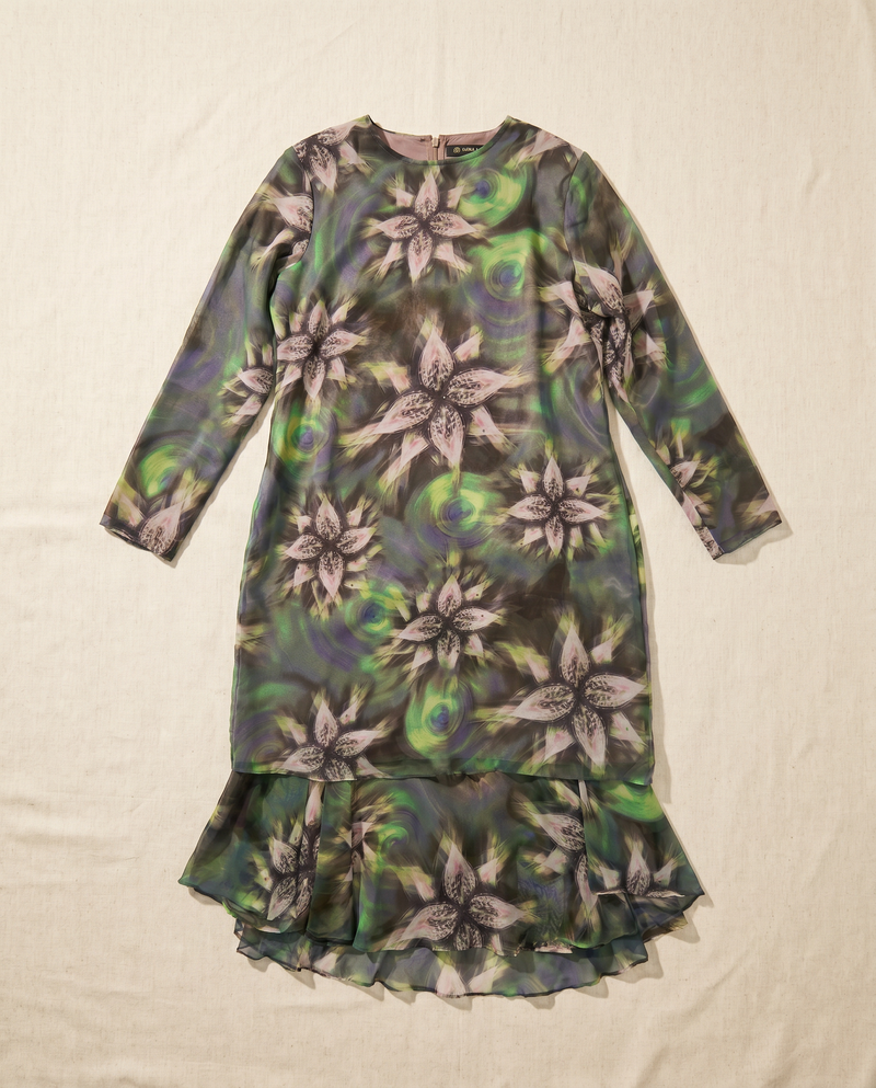Silky Chiffon Puff