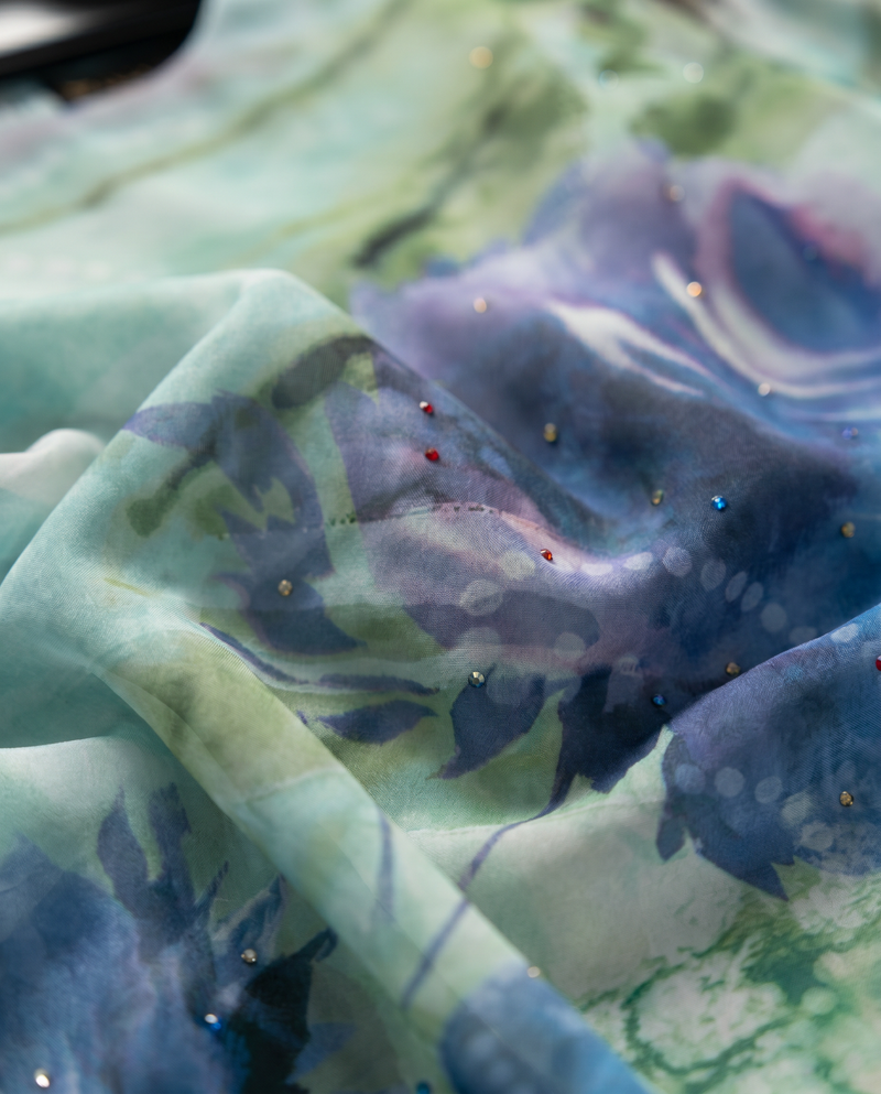 Silky Chiffon Puff
