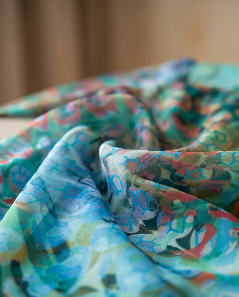Silky Chiffon Puff