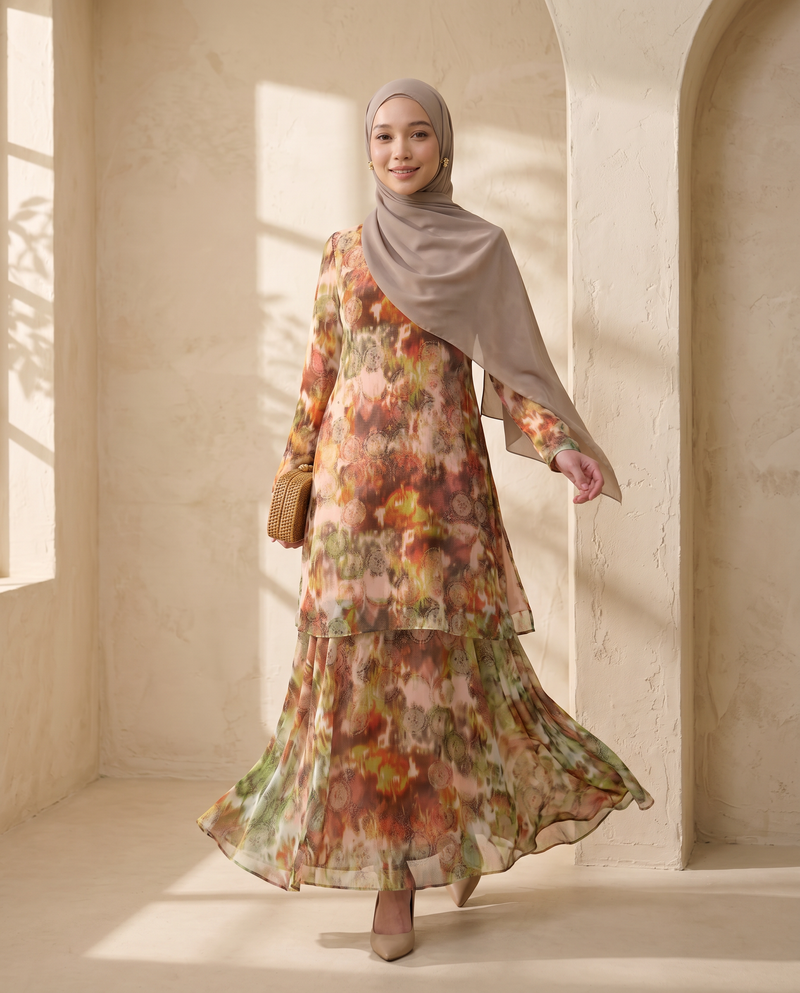 Silky Chiffon Puff