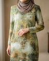 Olive Scrollwork