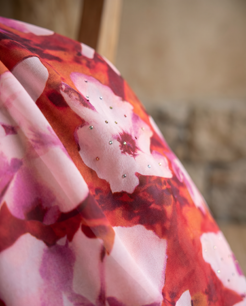 Silky Chiffon Puff