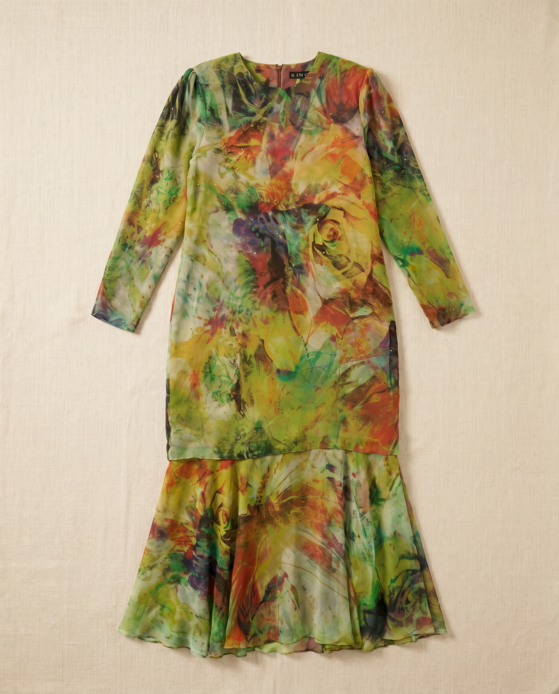 Silky Chiffon Puff