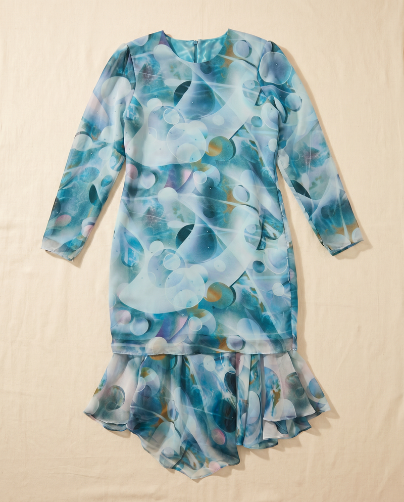 Silky Chiffon Puff