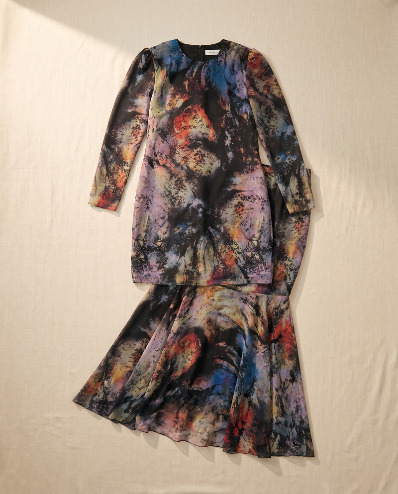 Silky Chiffon Puff