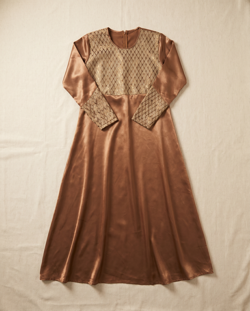 Jubah Songket Soft Satin