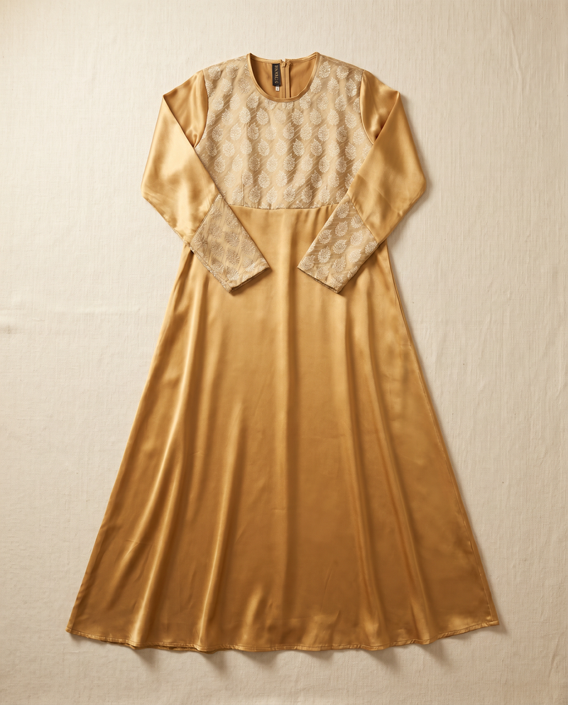 Jubah Songket Soft Satin