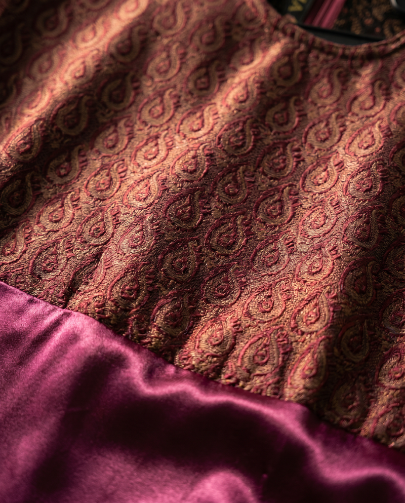 Jubah Songket Soft Satin