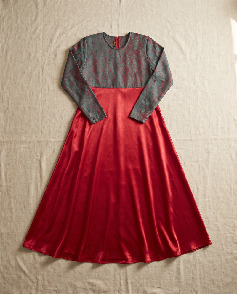 Jubah Songket Soft Satin